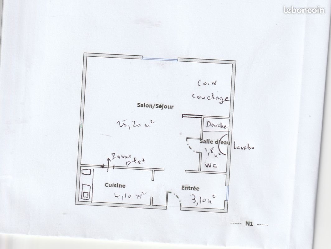 Appartement à louer, 34m², Montpellier
