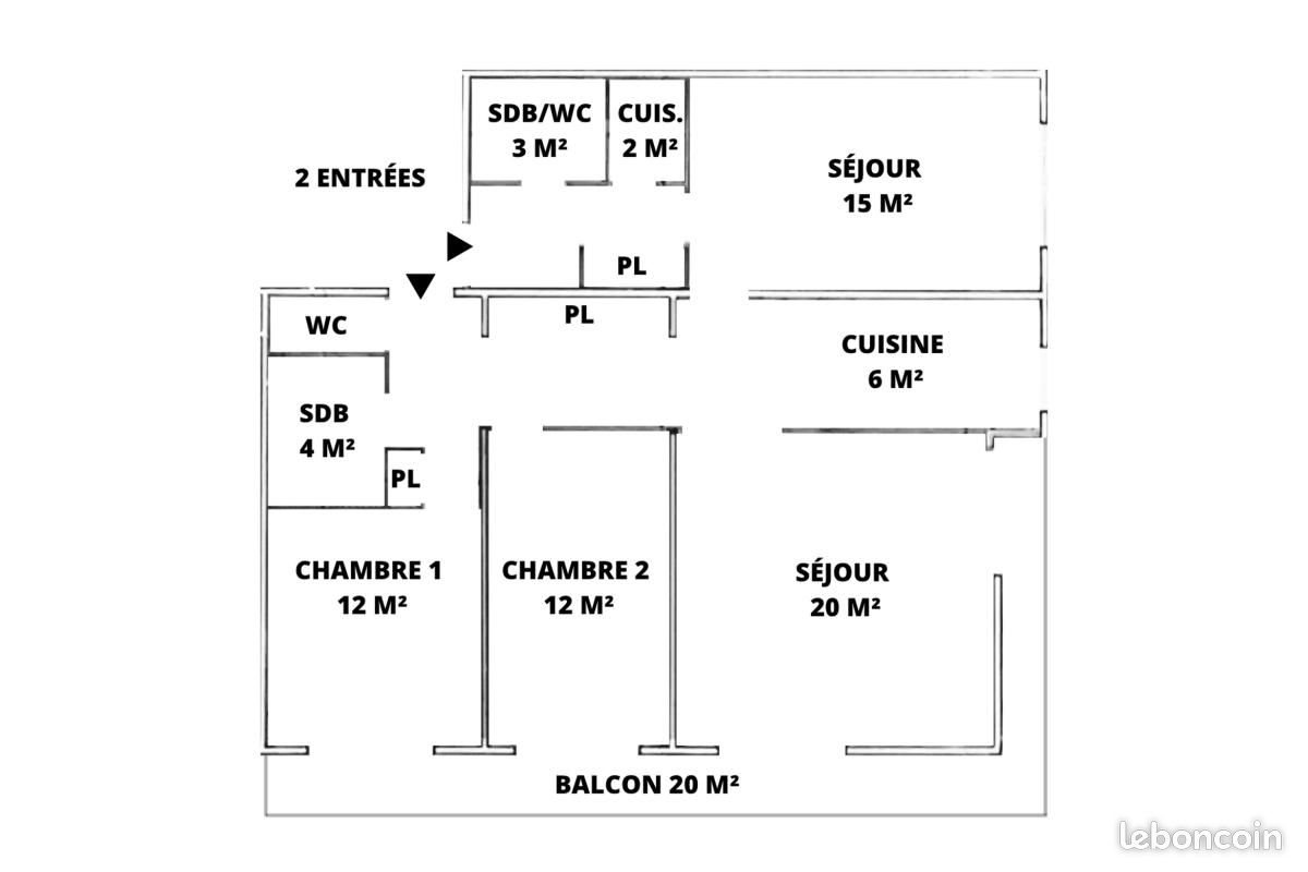 Appartement à vendre, 95m², Paris 15ème