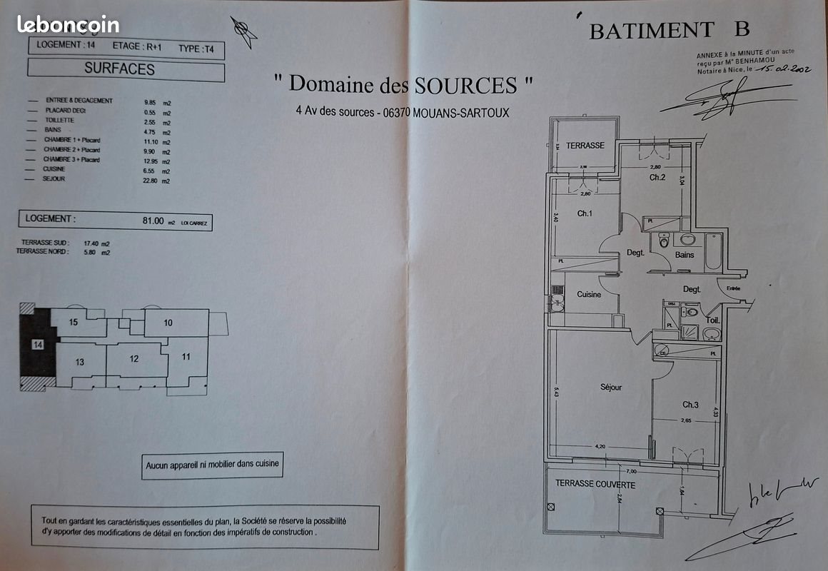 Appartement à vendre, 81m², Mouans-Sartoux