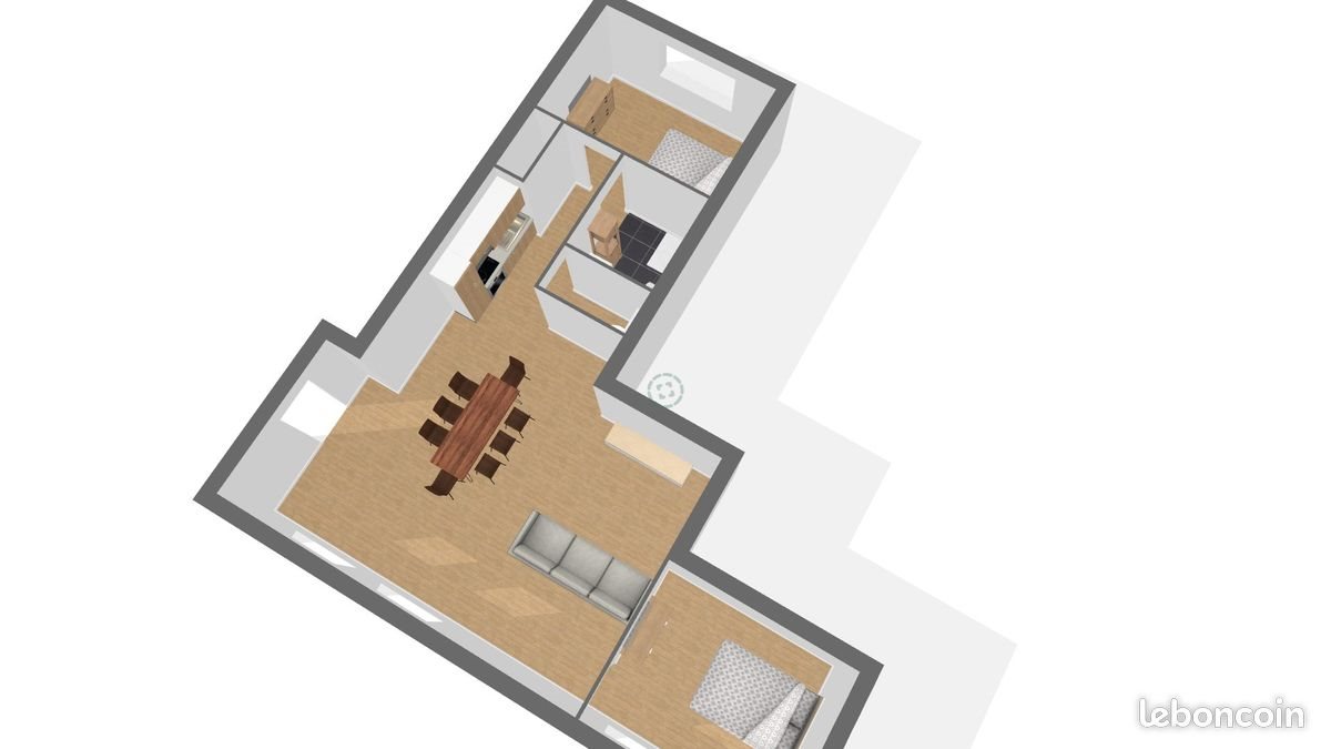 Appartement à vendre, 78m², Noyant