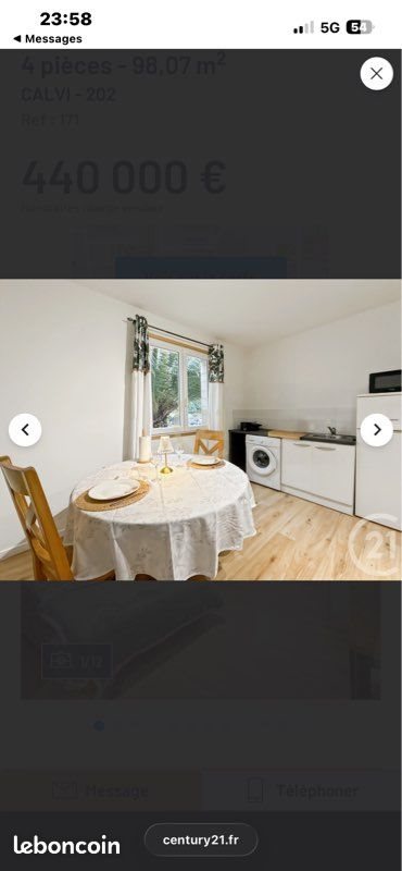 Appartement à louer, 23m², Calvi