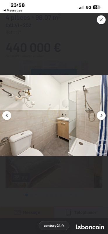 Appartement à louer, 23m², Calvi