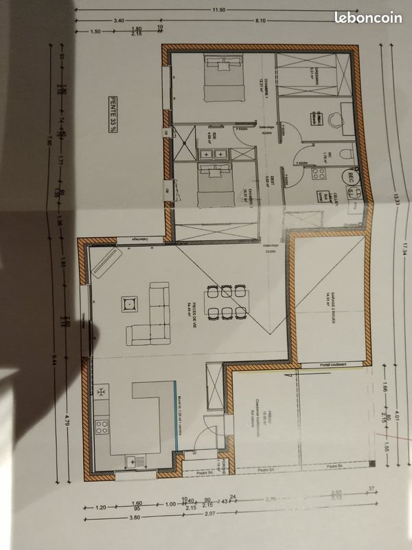 Appartement à vendre, 107m², Soullans