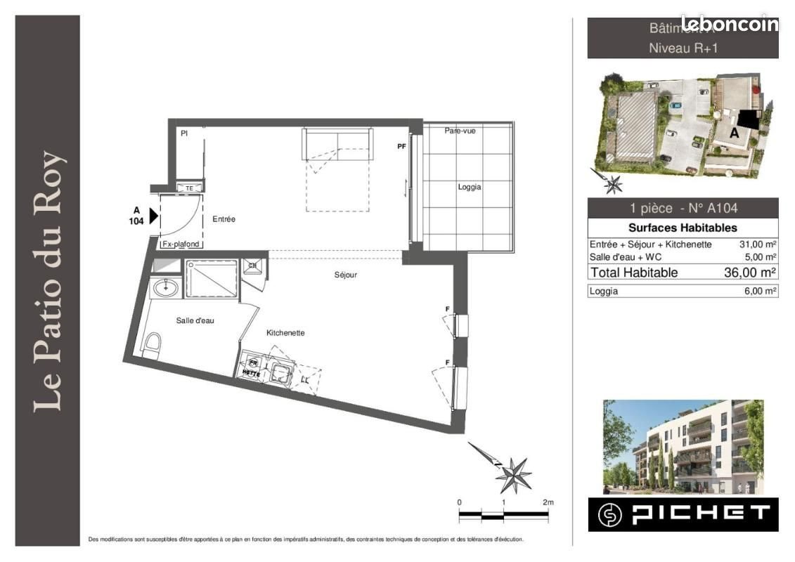 Appartement à louer, 36m², Gardanne