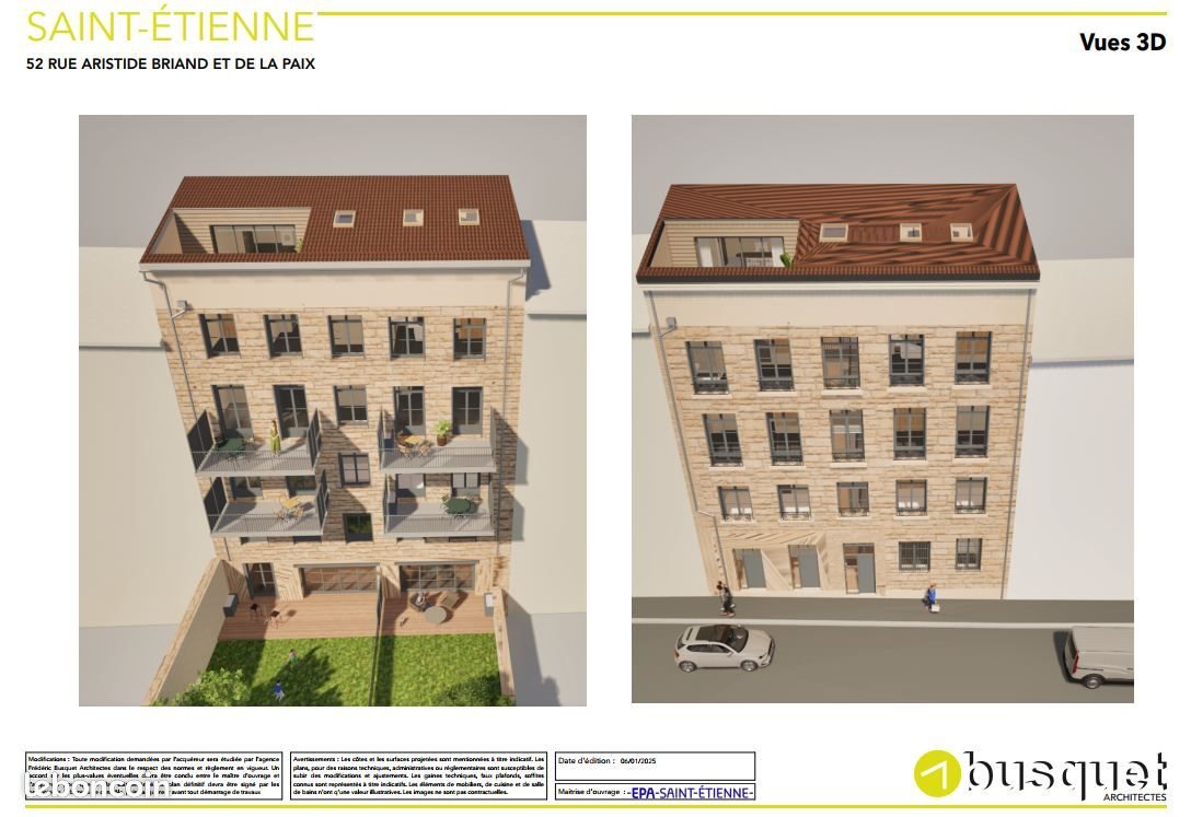 Appartement à vendre, 47m², Saint-Etienne