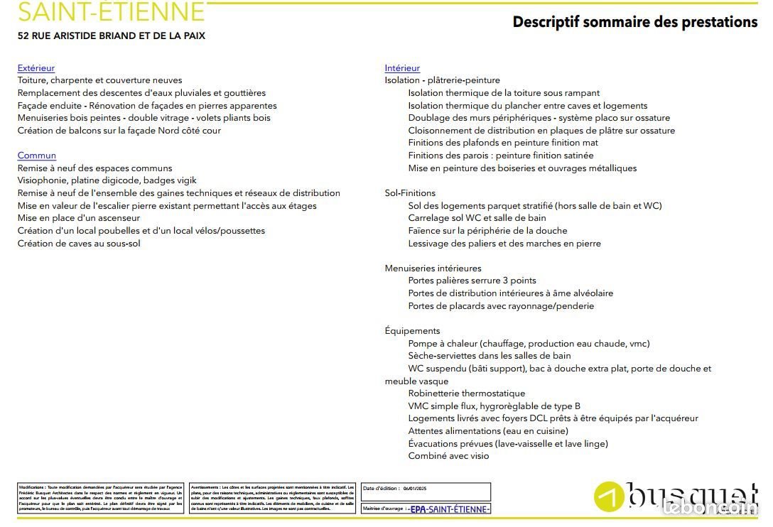 Appartement à vendre, 47m², Saint-Etienne