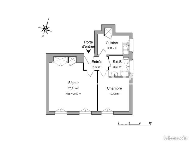 Appartement à louer, 43m², Aix-en-Provence