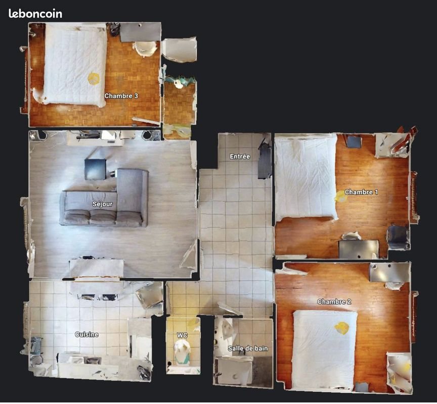 Appartement à louer, 76m², Saint-Etienne