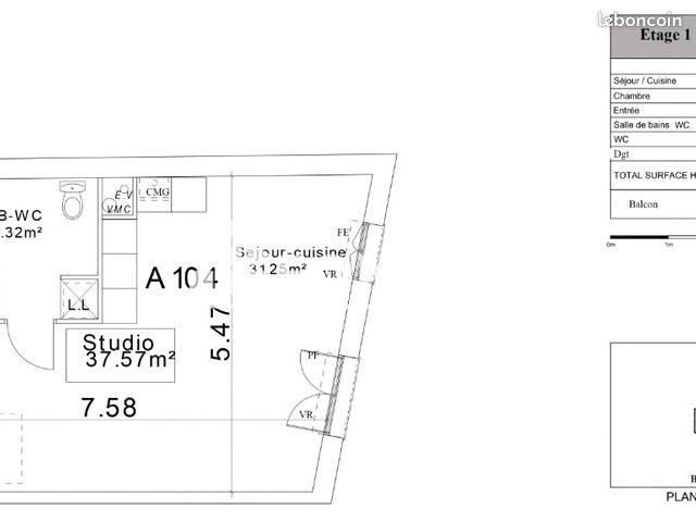 Appartement à louer, 37m², Amiens