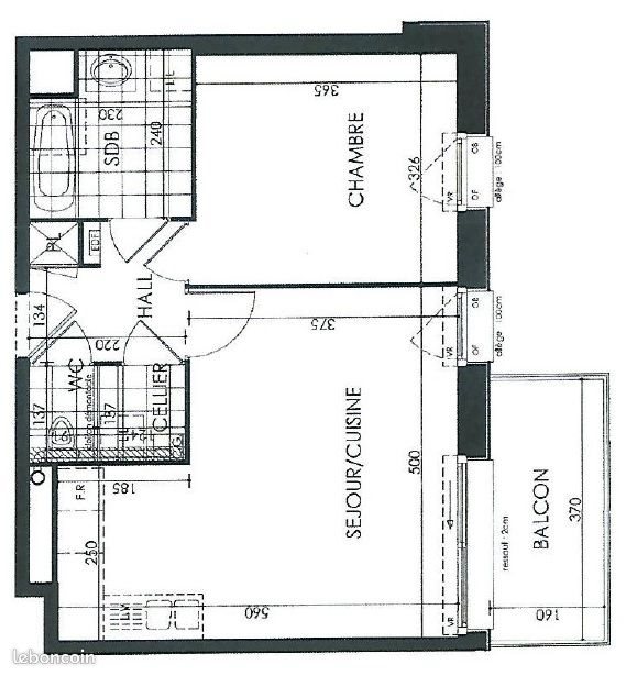 Appartement à louer, 47m², Neuville-en-Ferrain