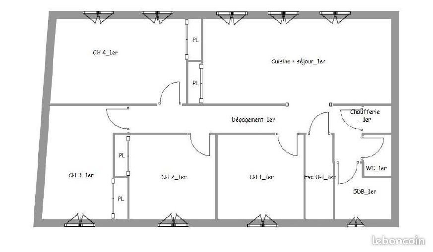Appartement à louer, 72m², Beaulieu