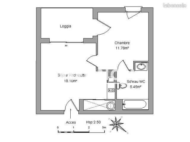 Appartement à louer, 35m², Grans