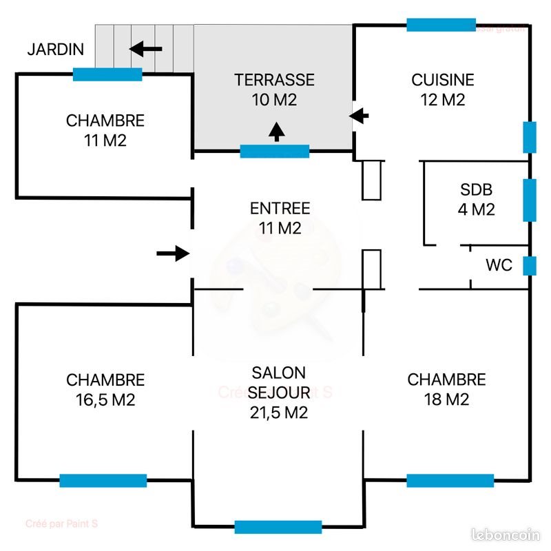 Appartement à vendre, 107m², Strasbourg