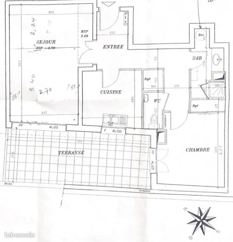 Appartement à louer, 58m², Paris 20ème