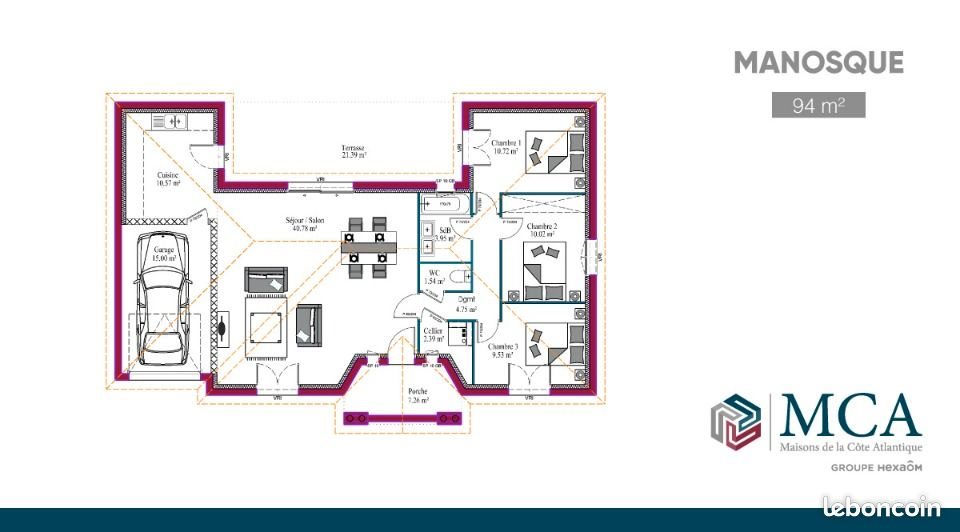 Maison à vendre, 130m², Saint-Georges-des-Agoûts