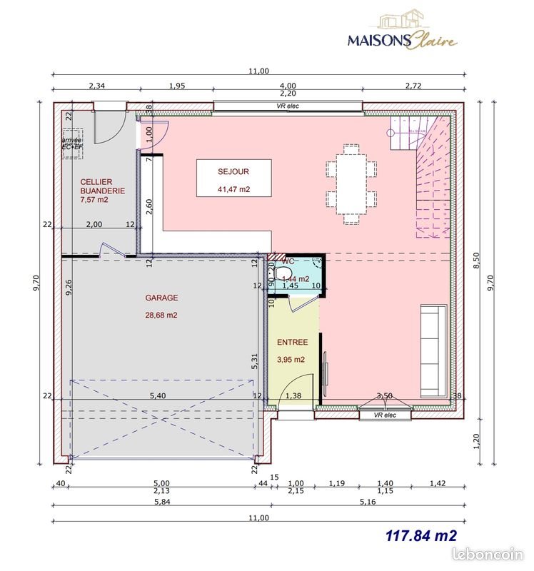 Maison à vendre, 118m², Marange-Silvange
