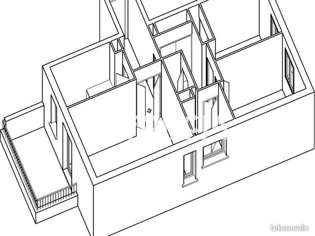 Appartement à louer, 61m², Pfastatt