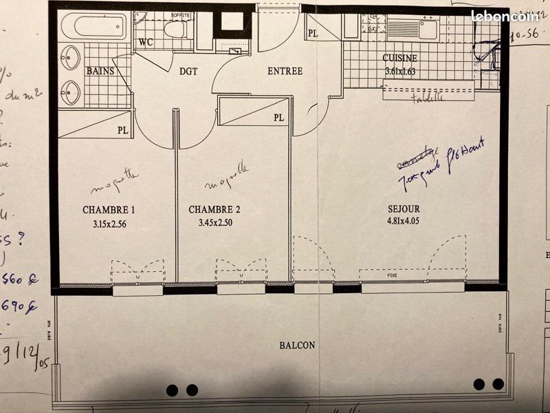 Appartement à vendre, 56m², Besançon
