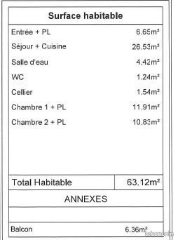 Appartement à vendre, 63m², Villefranche-de-Rouergue