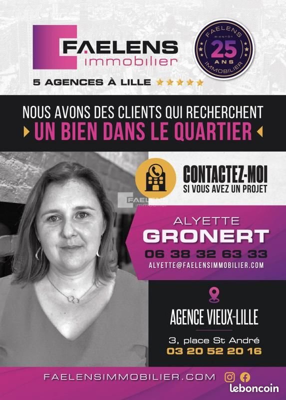 Appartement à louer, 13m², Lille