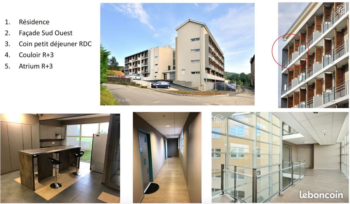 Appartement à louer, 29m², Limonest