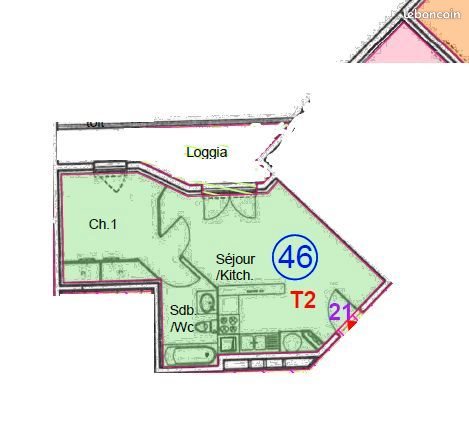 Appartement à vendre, 36m², Le Haillan