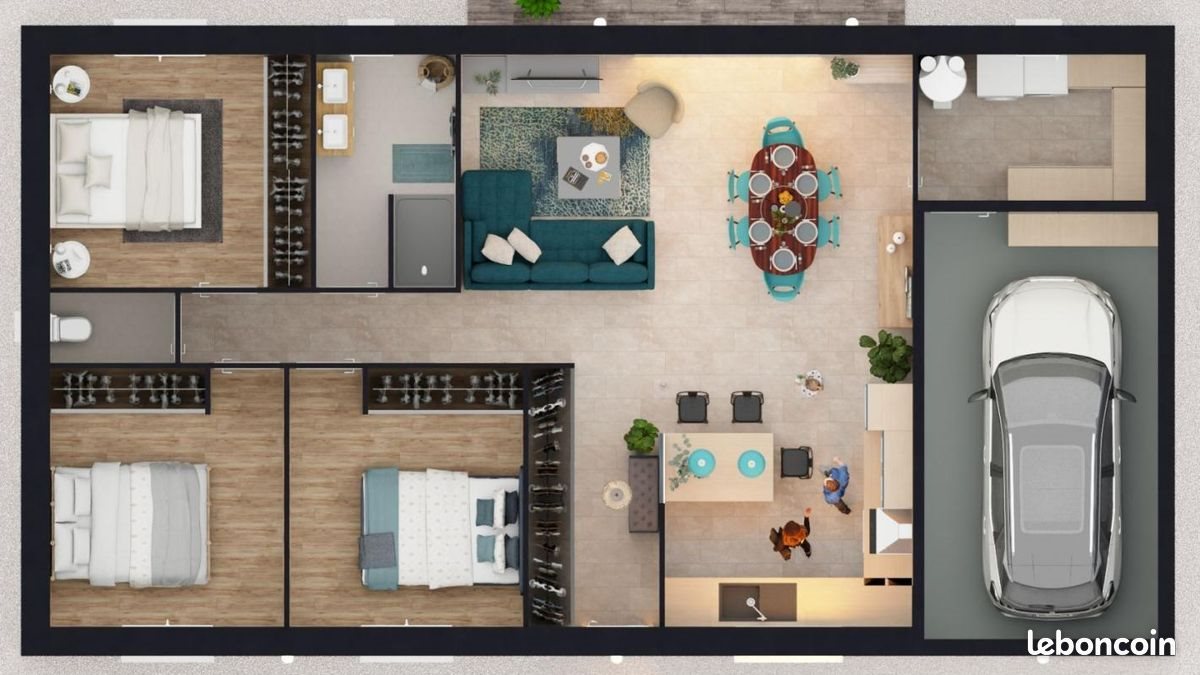 Maison à vendre, 85m², Saint-Sulpice-le-Guérétois