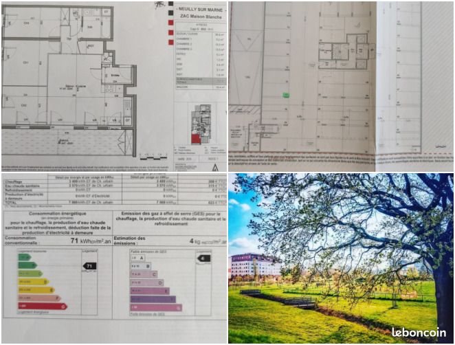 Appartement à vendre, 72m², Neuilly-sur-Marne