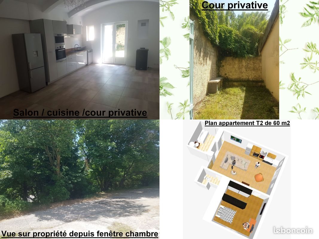 Appartement à louer, 60m², Les Tourrettes