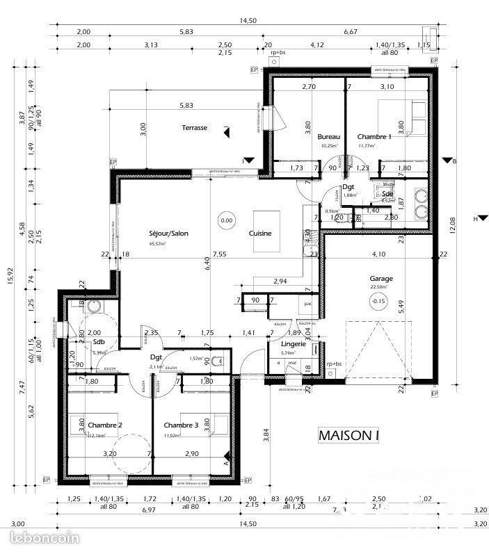 Appartement à vendre, 118m², Candé