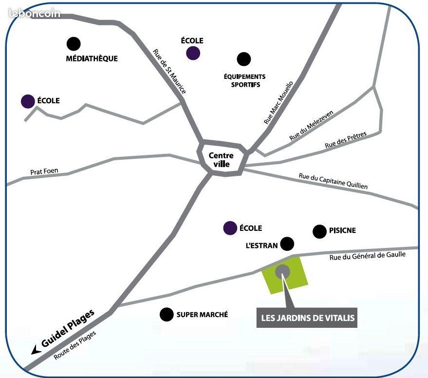 Appartement à louer, 44m², Guidel