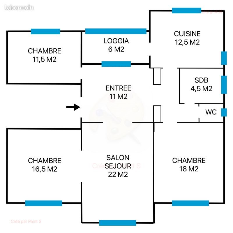 Appartement à vendre, 110m², Strasbourg