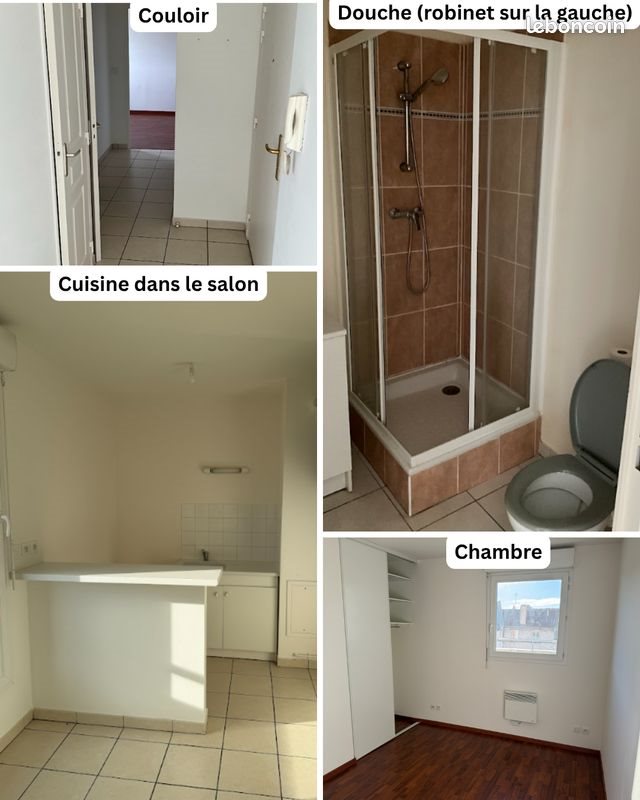 Appartement à louer, 47m², Rouen