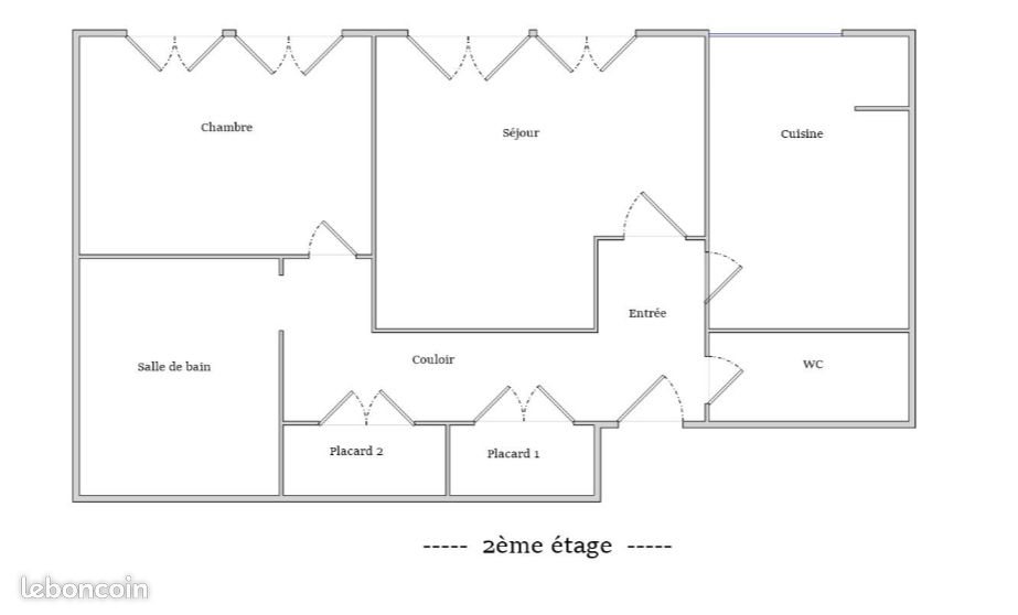 Appartement à vendre, 57m², Rennes