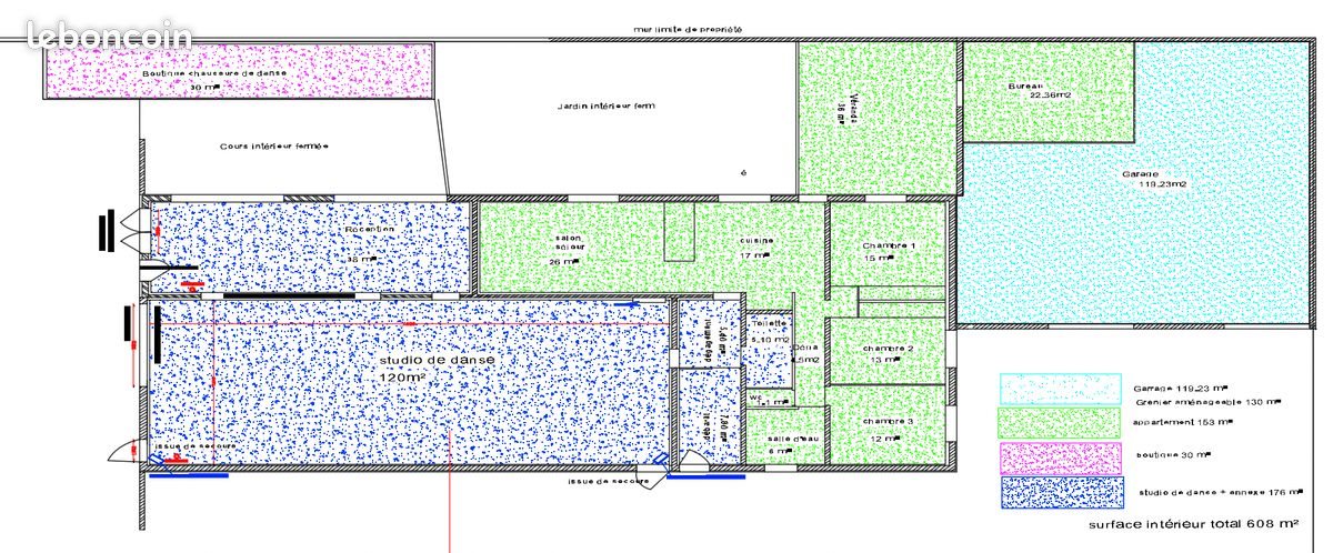 Appartement à vendre, 608m², Yffiniac