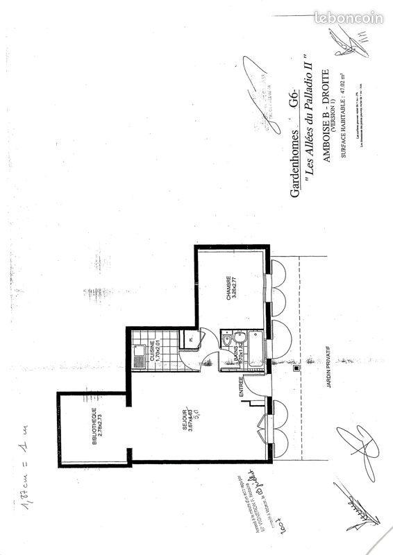 Appartement à louer, 47m², Guilherand-Granges