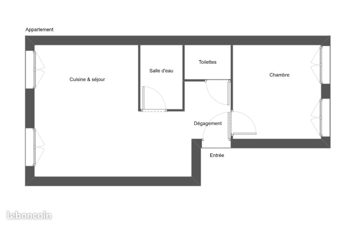 Appartement à louer, 27m², Cholet