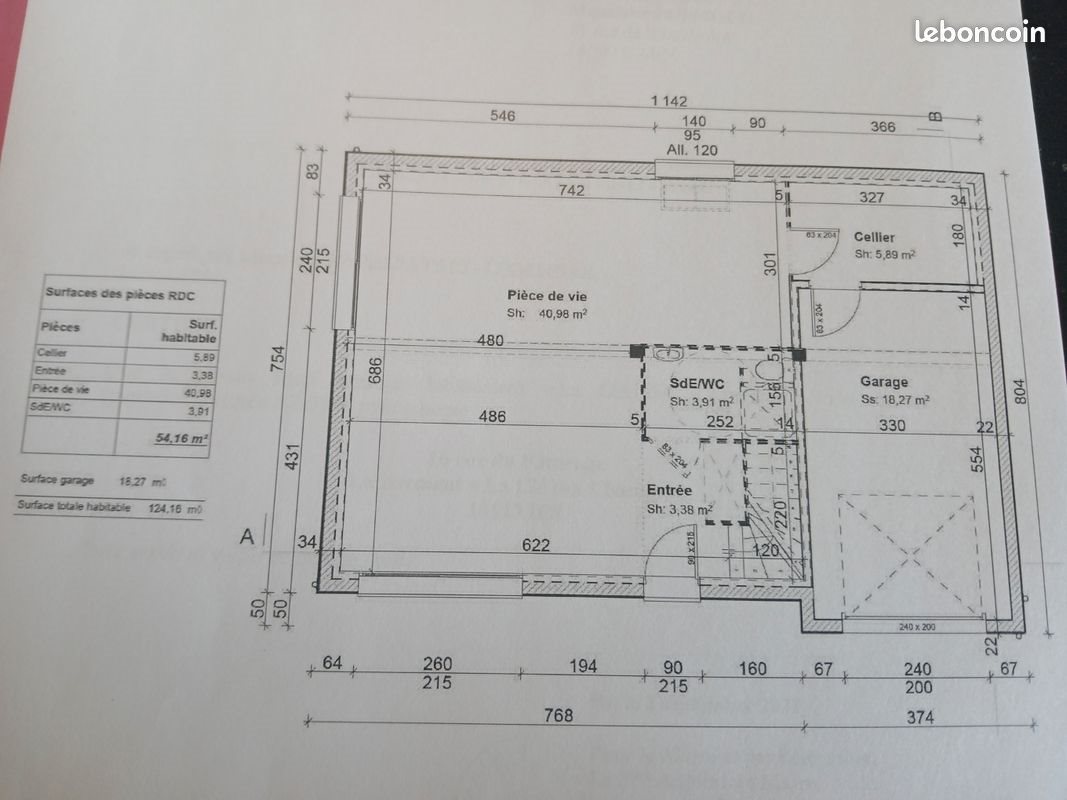 Maison à louer, 124m², Ifs
