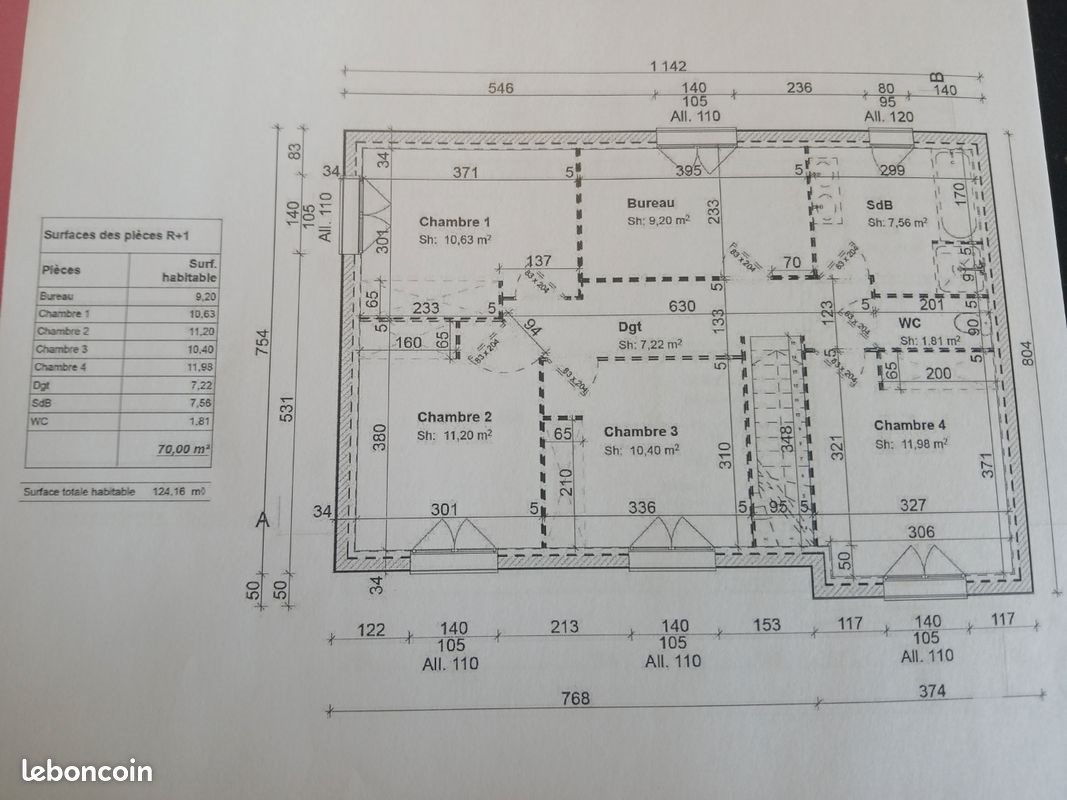 Maison à louer, 124m², Ifs