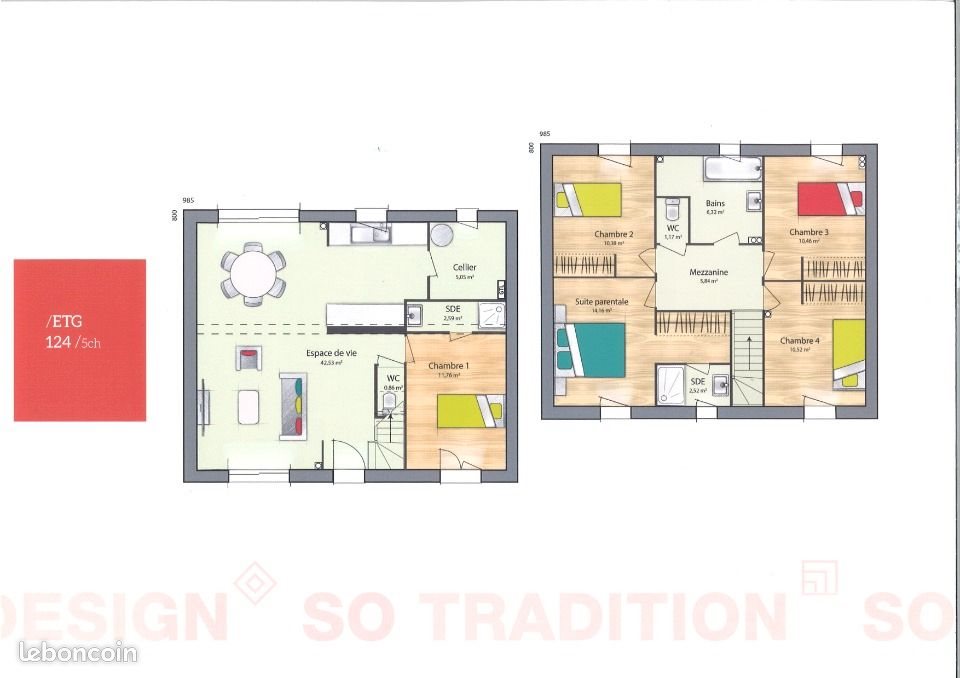 Maison à vendre, 124m², Avrainville