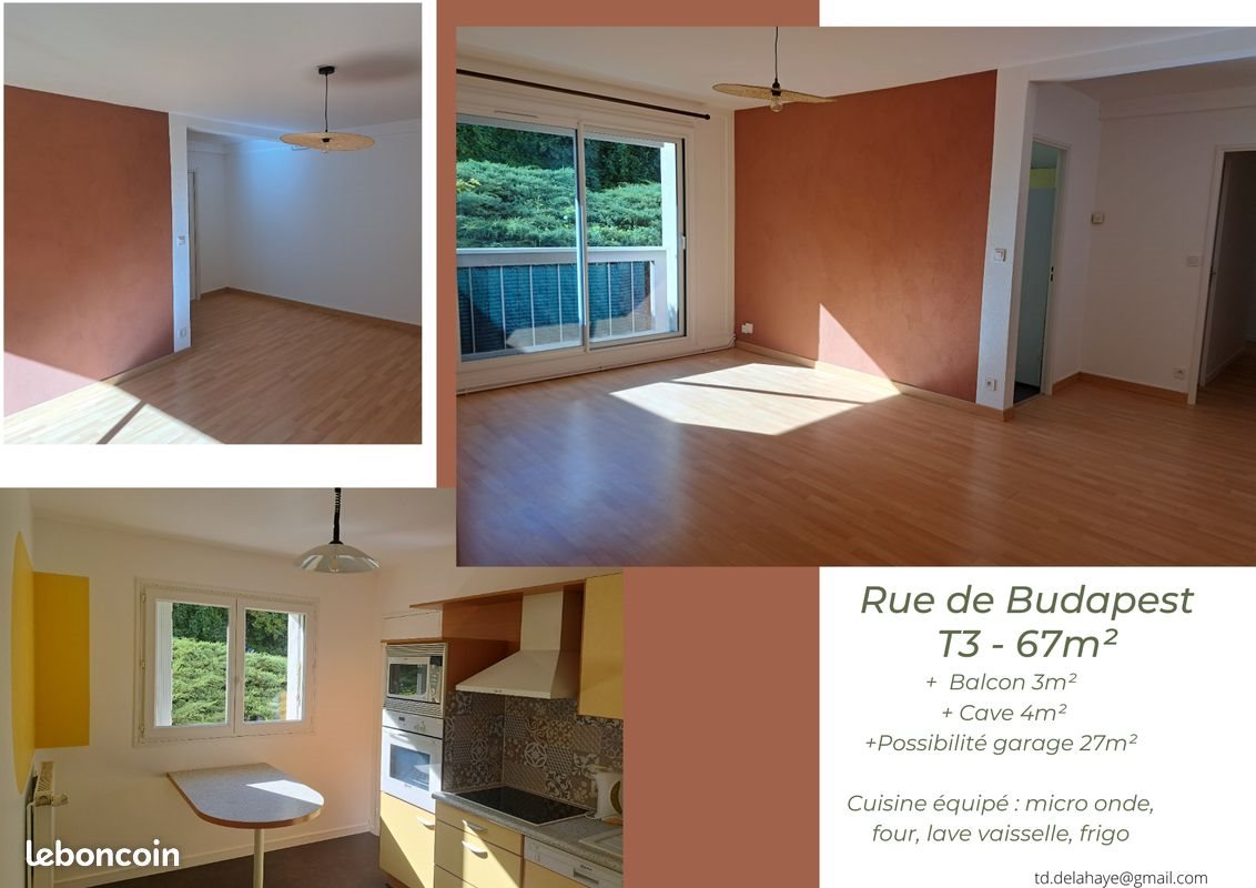 Appartement à vendre, 67m², Le Mans