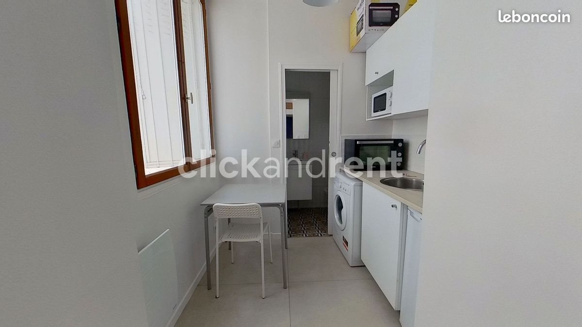Appartement à louer, 16m², Paris 19ème