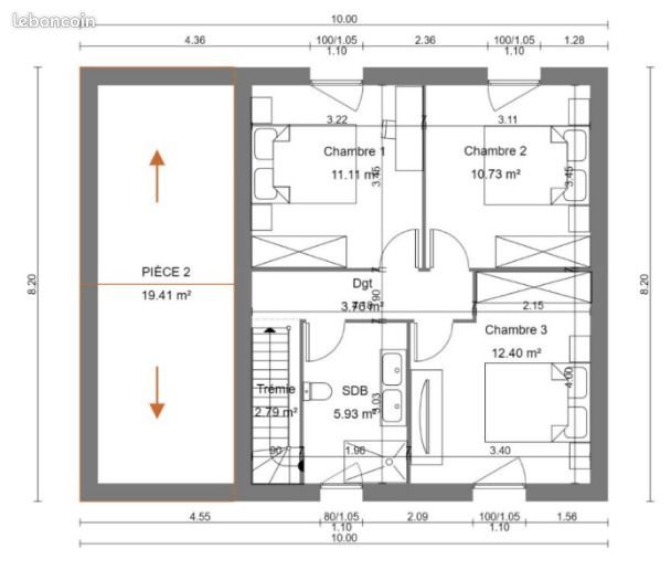 Maison à vendre, 94m², Yvetot-Bocage