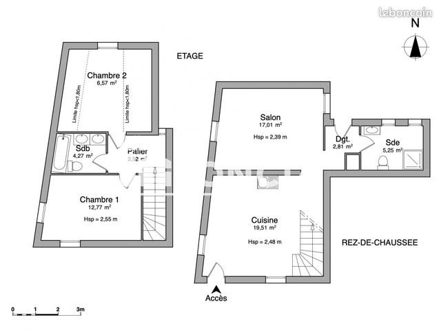 Appartement à louer, 71m², Saint-Sever