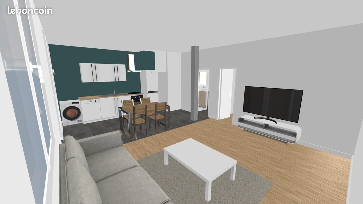 Appartement à louer, 50m², Villefranche-sur-Cher