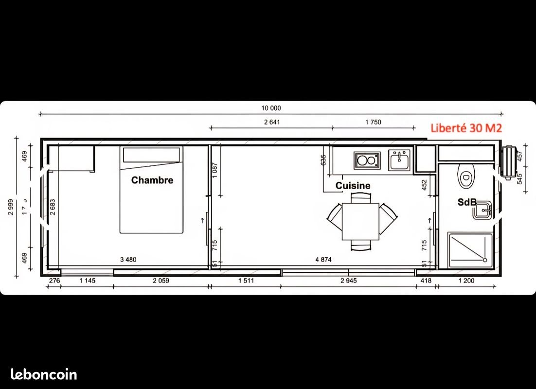 Maison à vendre, 30m², Tours