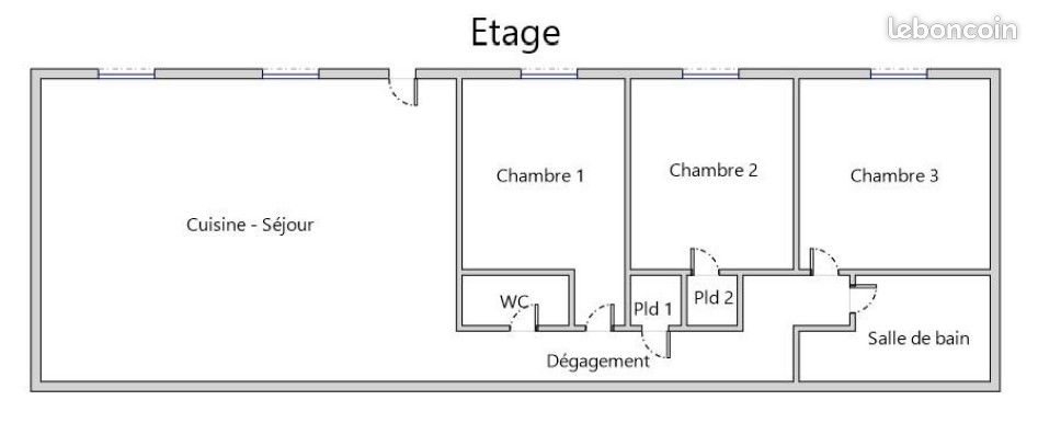 Appartement à louer, 86m², Veauche
