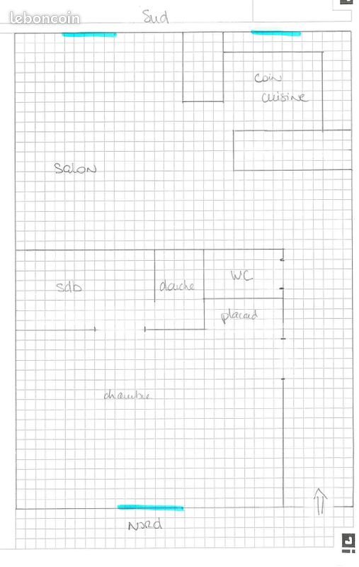 Appartement à louer, 51m², Bordeaux