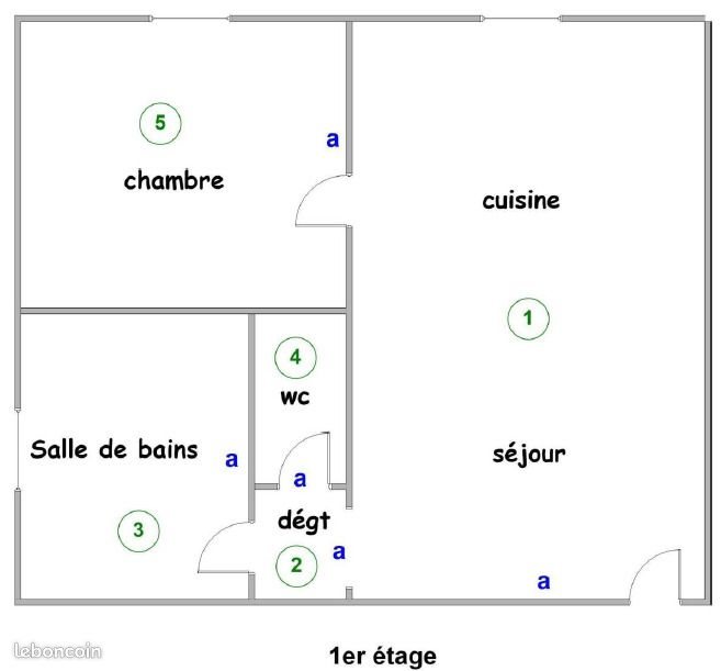 Appartement à louer, 41m², Lons-le-Saunier