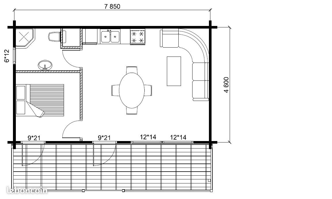 Maison à louer, 35m², Bourbourg